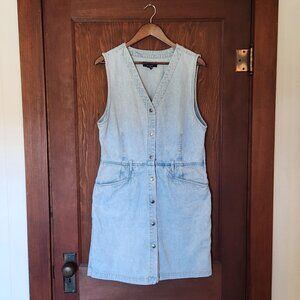 Vintage 90s Gloria Vanderbilt Sleeveless Romper Dress